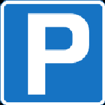 Parking spot traffic sign used in Nepal