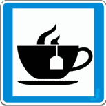 Restaurant traffic sign used in Nepal