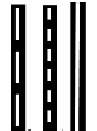 Centre line marking traffic sign used in Nepal