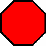 Stop & go traffic sign used in Nepal