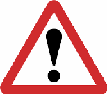 Dangerous traffic sign used in Nepal