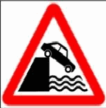 River side traffic sign used in Nepal