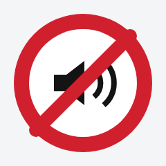 Horn prohibited traffic sign used in Nepal